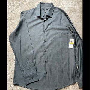 Alfani M. Dress shirt . Grey